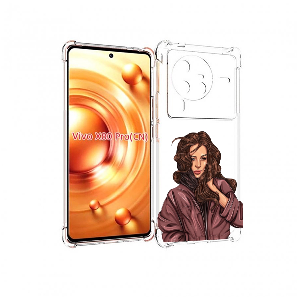 

Чехол MyPads Арт рисунок девушки для Vivo X80 PRO, Прозрачный, Tocco