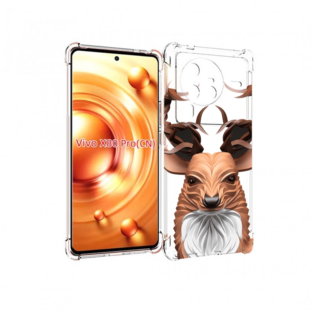 

Чехол MyPads 3D-олень для Vivo X80 PRO, Прозрачный, Tocco