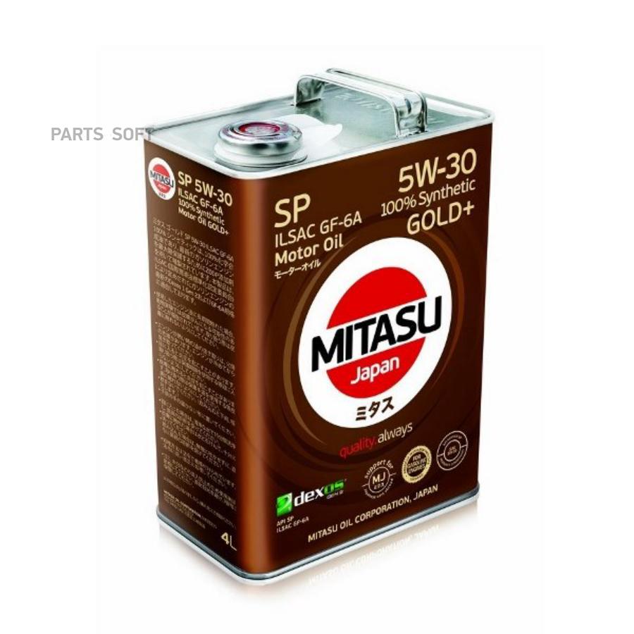 MITASU GOLD Plus 5W30 SP/GF-6A синтетика 4л (1/6)