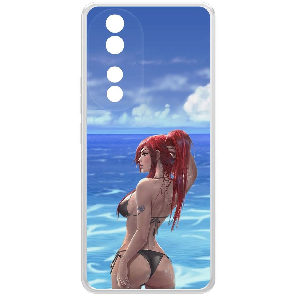 

Чехол-накладка Krutoff Clear Case Купальник женский для Honor 90, Прозрачный