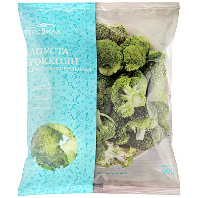 

Капуста ВкусВилл брокколи свежемороженая