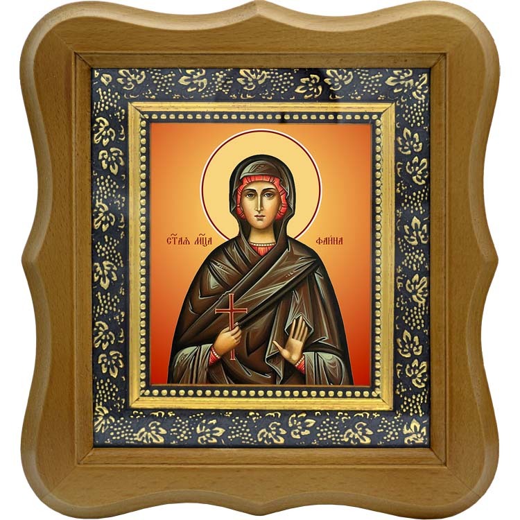 

Фаина Анкирская (Коринфская), мученица дева. Икона на холсте.