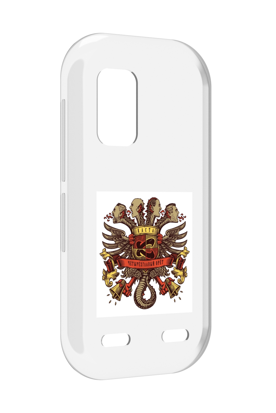 

Чехол MyPads Четырёхглавый орёт Каста для UleFone Armor X10 / X10 Pro, Прозрачный, Tocco