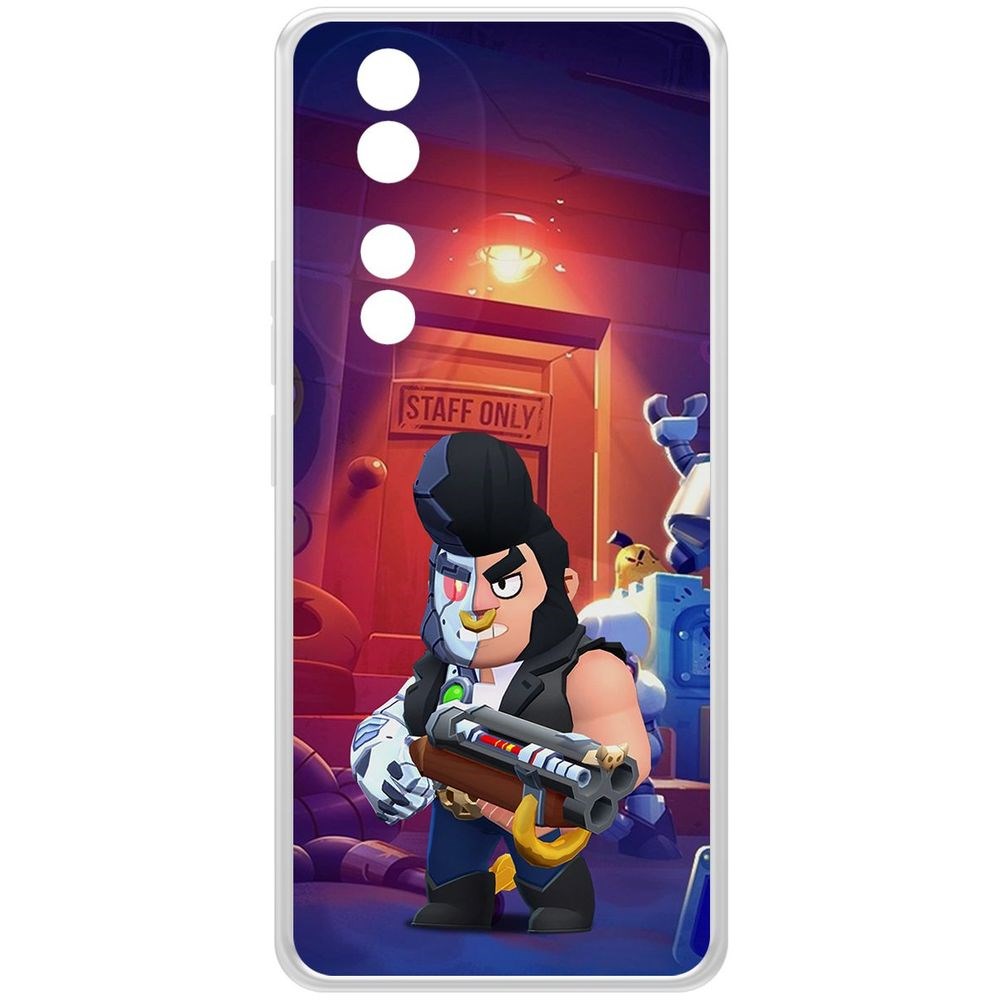 

Чехол-накладка Krutoff Clear Case Brawl Stars-Б-800 для Honor 90, Прозрачный