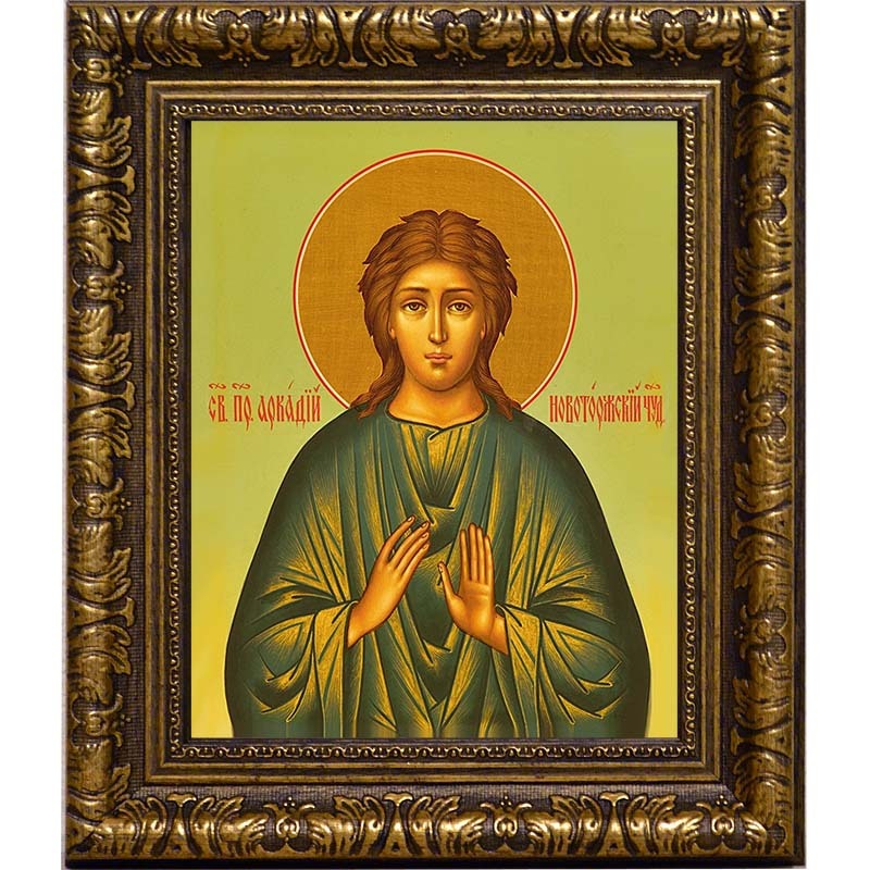 

Аркадий Новоторжский, Вяземский Преподобный. Икона на холсте.