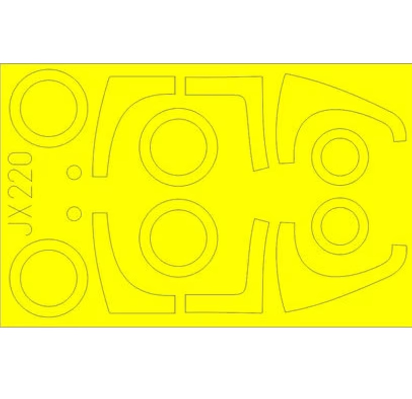 

JX220 Eduard 1/32 Маска для F-5E, Цветной