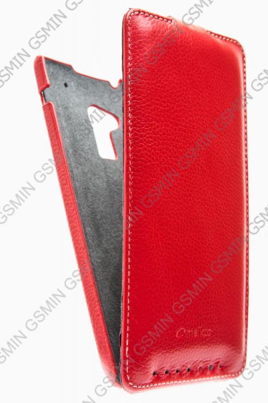 

Кожаный чехол для HTC One Max / T6 Melkco Premium Leather Case - Jacka Type (Red LC), Красный