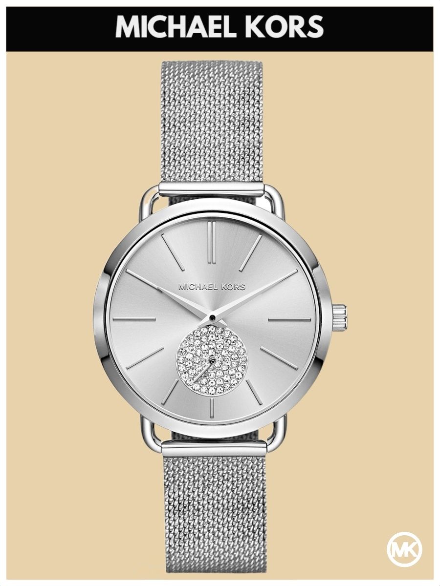 

Наручные часы женские Michael Kors M3843K серебристые, M3843K