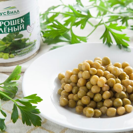 

Горошек ВкусВилл зелёный консервированный