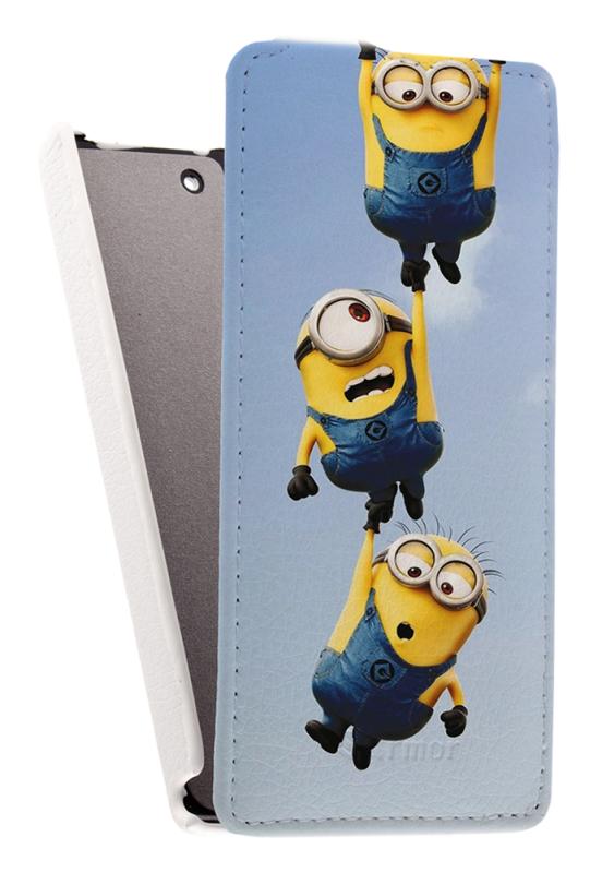 

Кожаный чехол для Huawei Ascend G6/P7 mini Armor Case "Full" (Белый) (Дизайн 1/1)