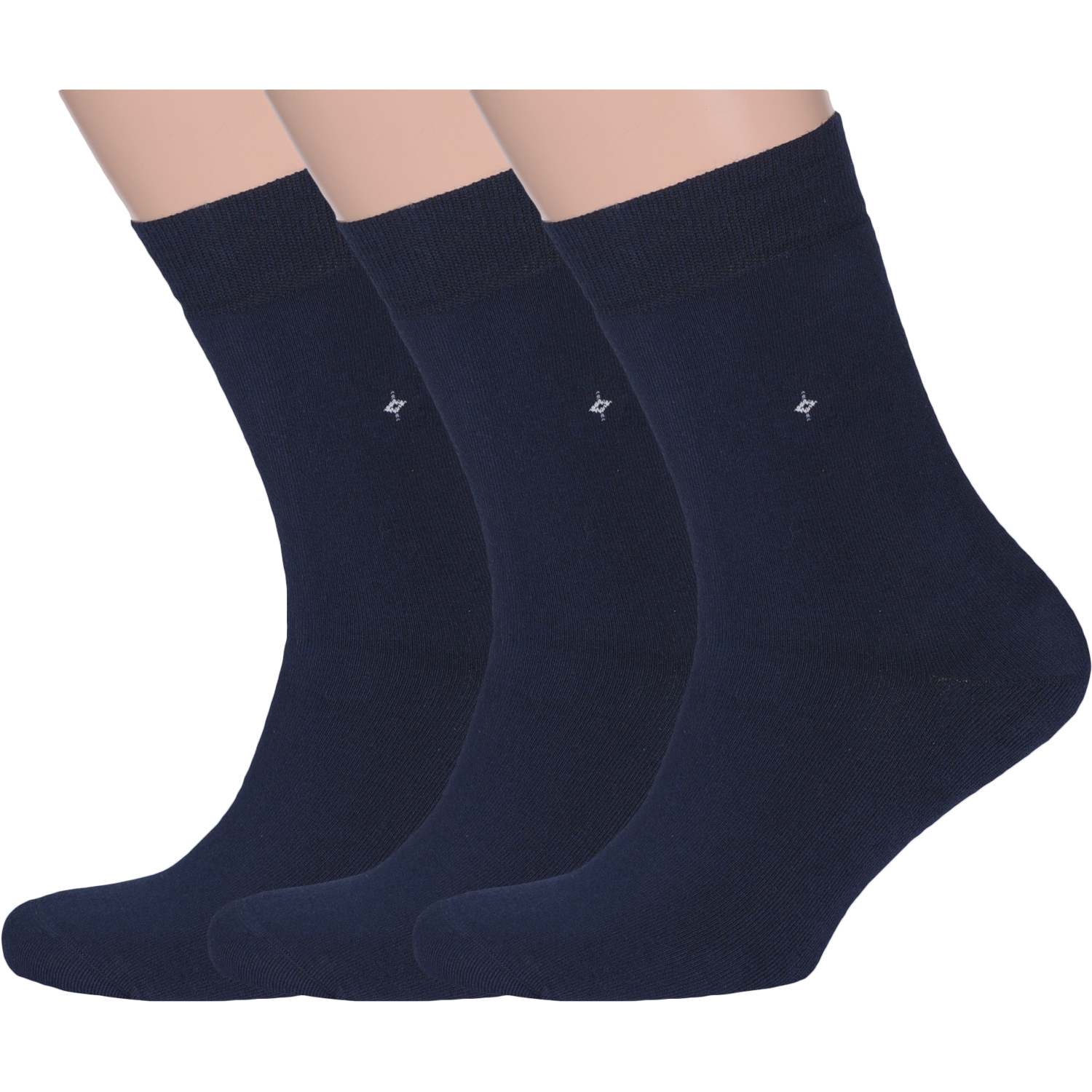 

Комплект носков мужских Rusocks 3-М-188 черных 25, Черный, 3-М-188