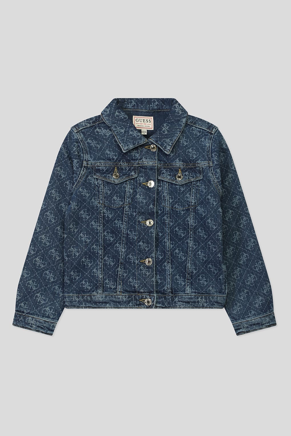 

Куртка джинсовая детская Guess J3GL04 D4WF0 синий, 128, J3GL04 D4WF0