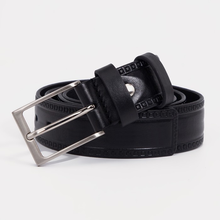 

Ремень мужской Black Tortoise Р00011936 чёрный, 110 см, Черный, Р00011936