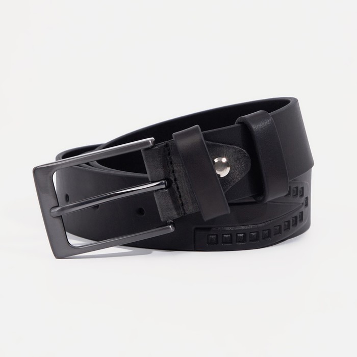 

Ремень мужской Black Tortoise Р00011936 чёрный, 110 см, Р00011936