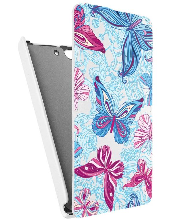 

Кожаный чехол для Huawei Ascend G6/P7 mini Armor Case "Full" (Белый) (Дизайн 12/12)