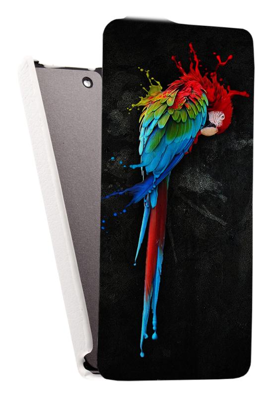 

Кожаный чехол для Huawei Ascend G6/P7 mini Armor Case "Full" (Белый) (Дизайн 152)
