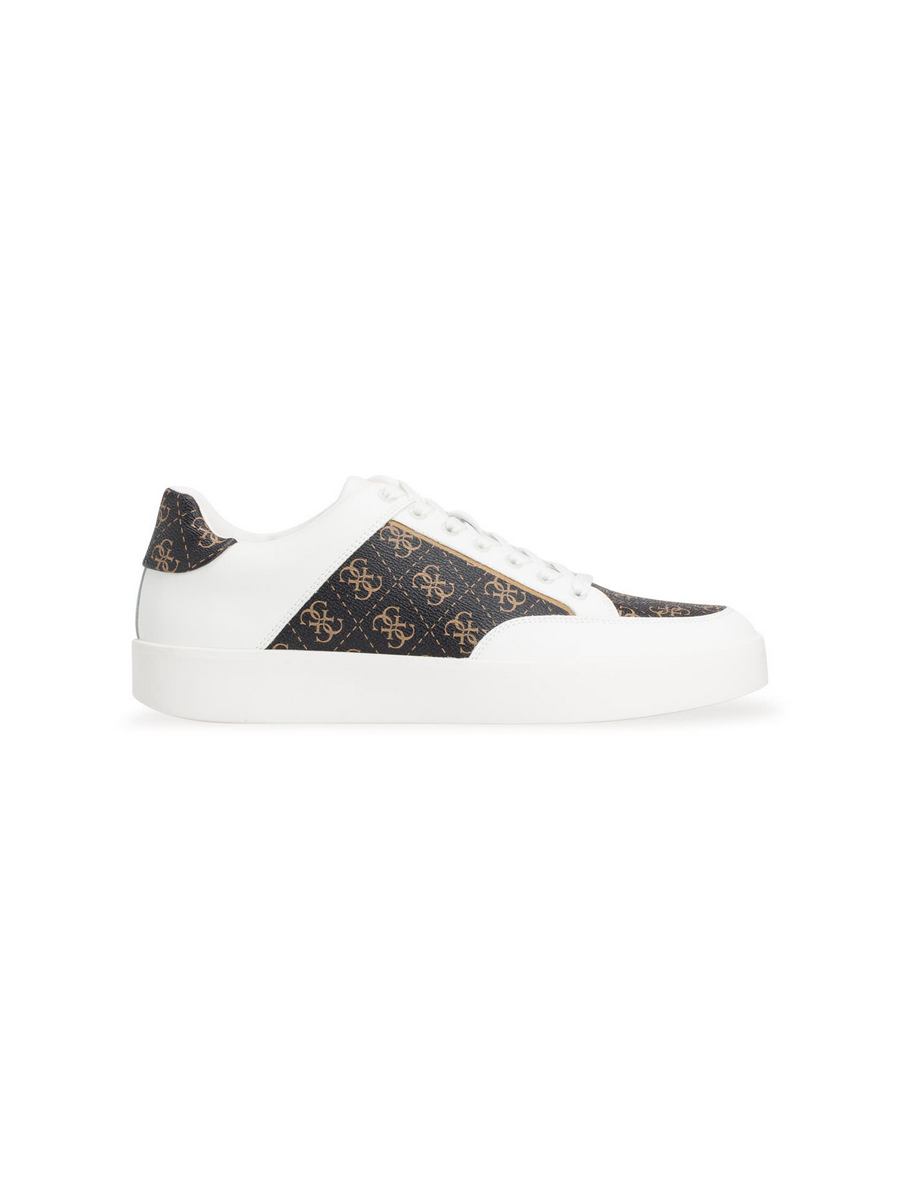 

Кеды мужские Guess 001420278 белые 44 EU, Белый, 001420278