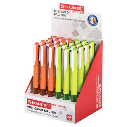 

Ручка шариковая BRAUBERG "MULTICOLOR", 0,35мм, арт. 143458 - (24 шт.)