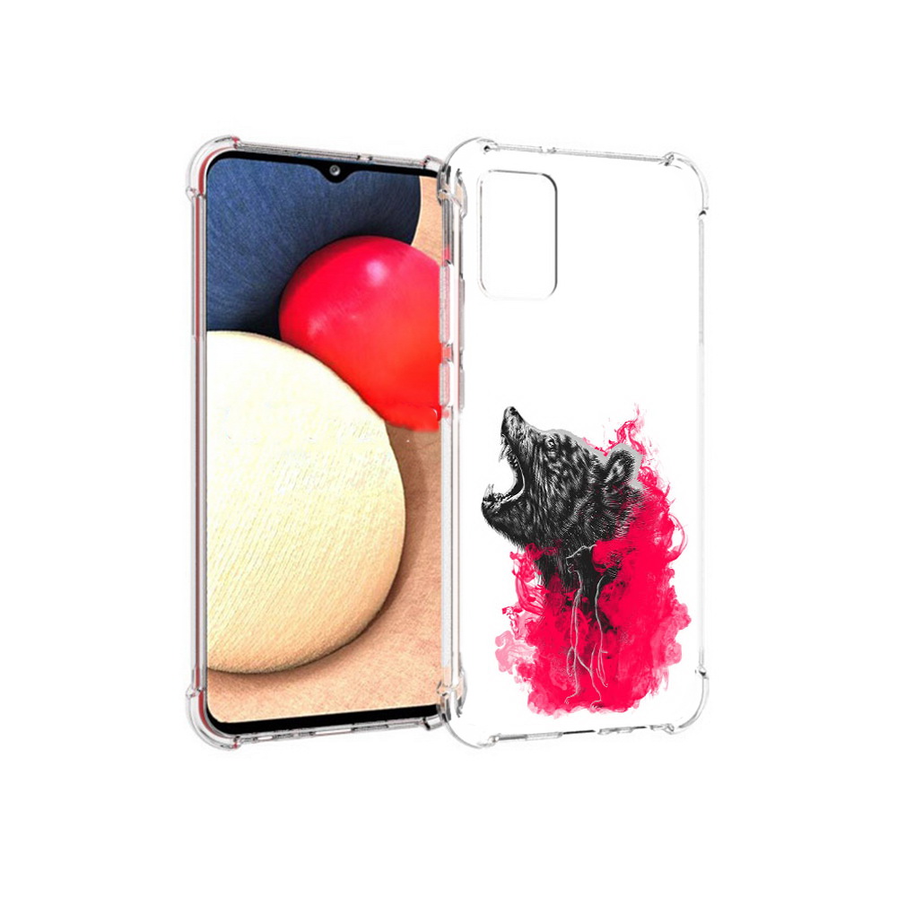

Чехол MyPads Tocco для Samsung Galaxy A02s медведь в дымке (PT156738.479.463), Прозрачный, Tocco