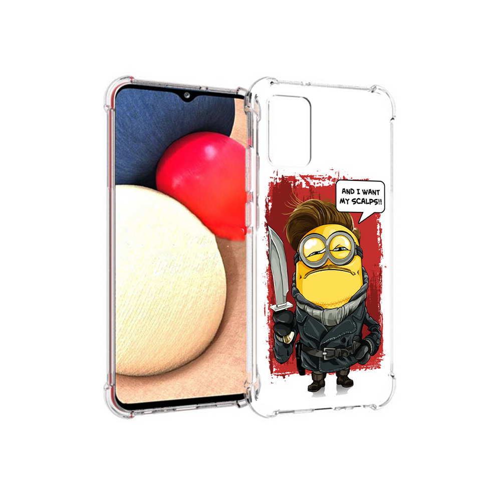 Чехол MyPads Tocco для Samsung Galaxy A02s миньон убийца (PT156738.479.477)