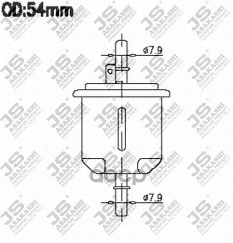 

Фильтр Топливный Fs3208 JS Asakashi арт. FS3208