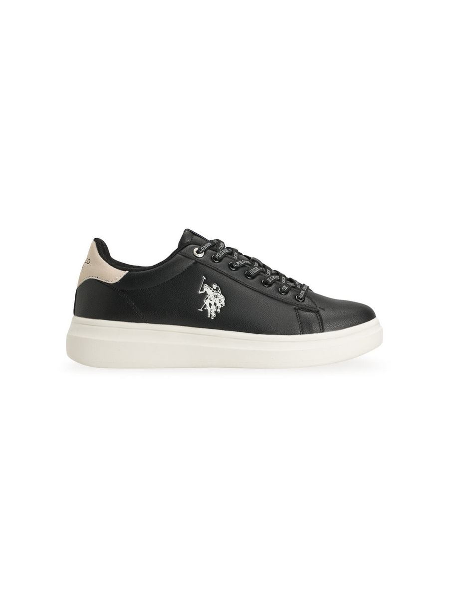 Кеды унисекс U.S. POLO Assn. 001421594 черные 42 EU