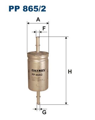 Фильтр топливный FILTRON PP865/2