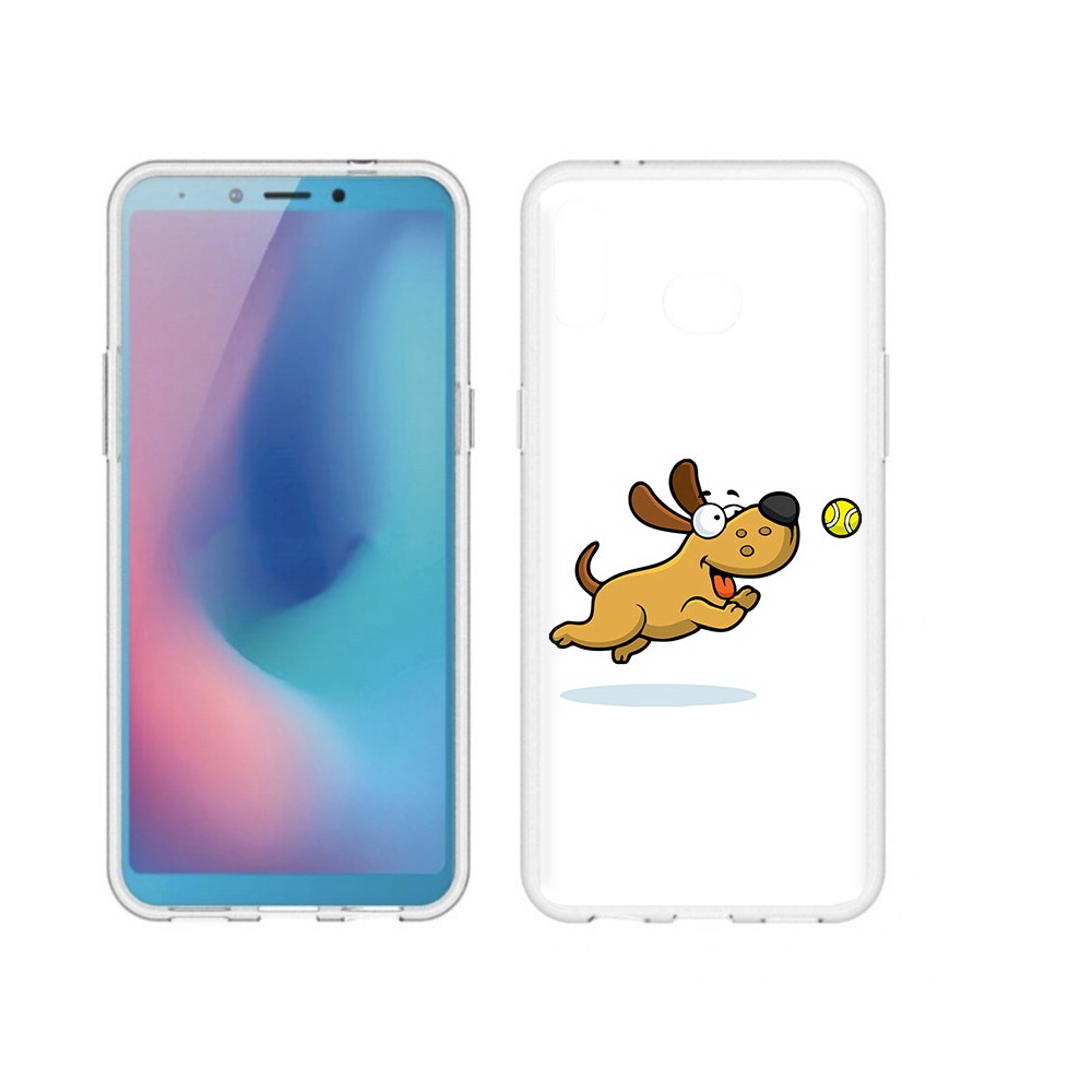 

Чехол MyPads Tocco для Samsung Galaxy A6s пёсик (PT123850.597.563), Прозрачный, Tocco