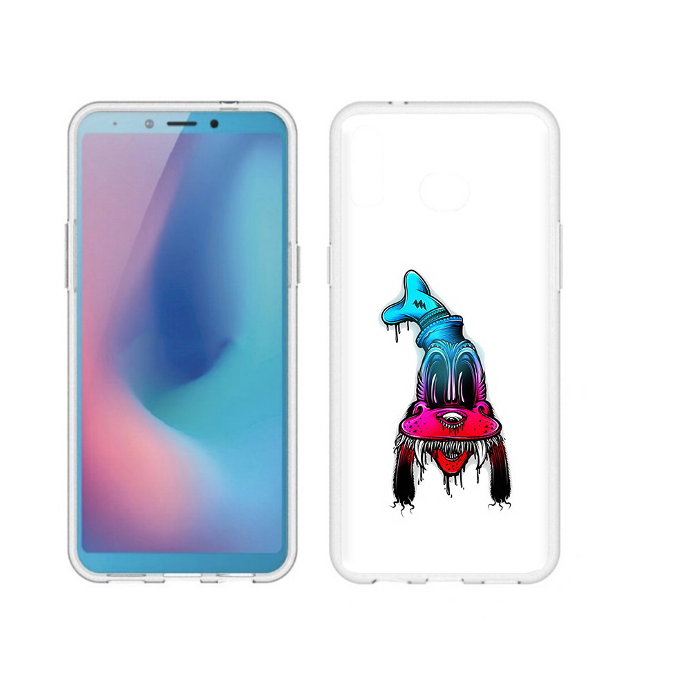 

Чехол MyPads Tocco для Samsung Galaxy A6s Гуффи (PT123850.597.57), Прозрачный, Tocco