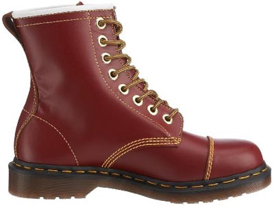 фото Ботинки мужские dr. martens 45128 красные 44 ru