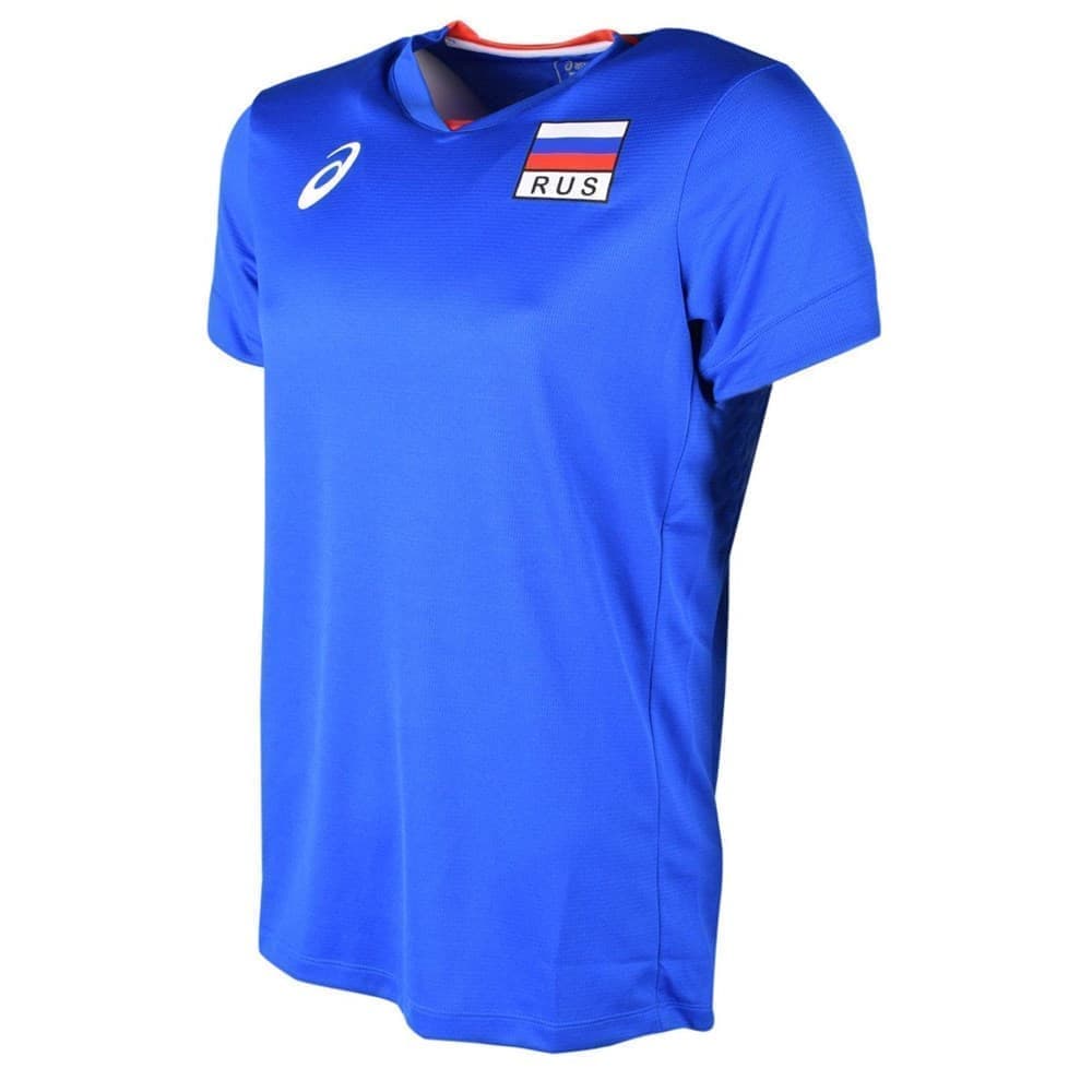 

Футболка мужская Asics 156869-43RU синяя XL, Синий, 156869-43RU