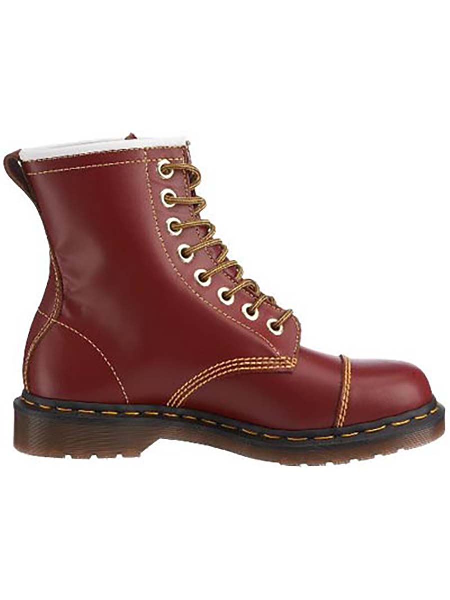 фото Ботинки мужские dr. martens 45128 красные 45 ru