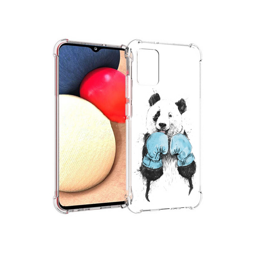 

Чехол MyPads Tocco для Samsung Galaxy A02s панда боксер (PT156738.479.531), Прозрачный, Tocco