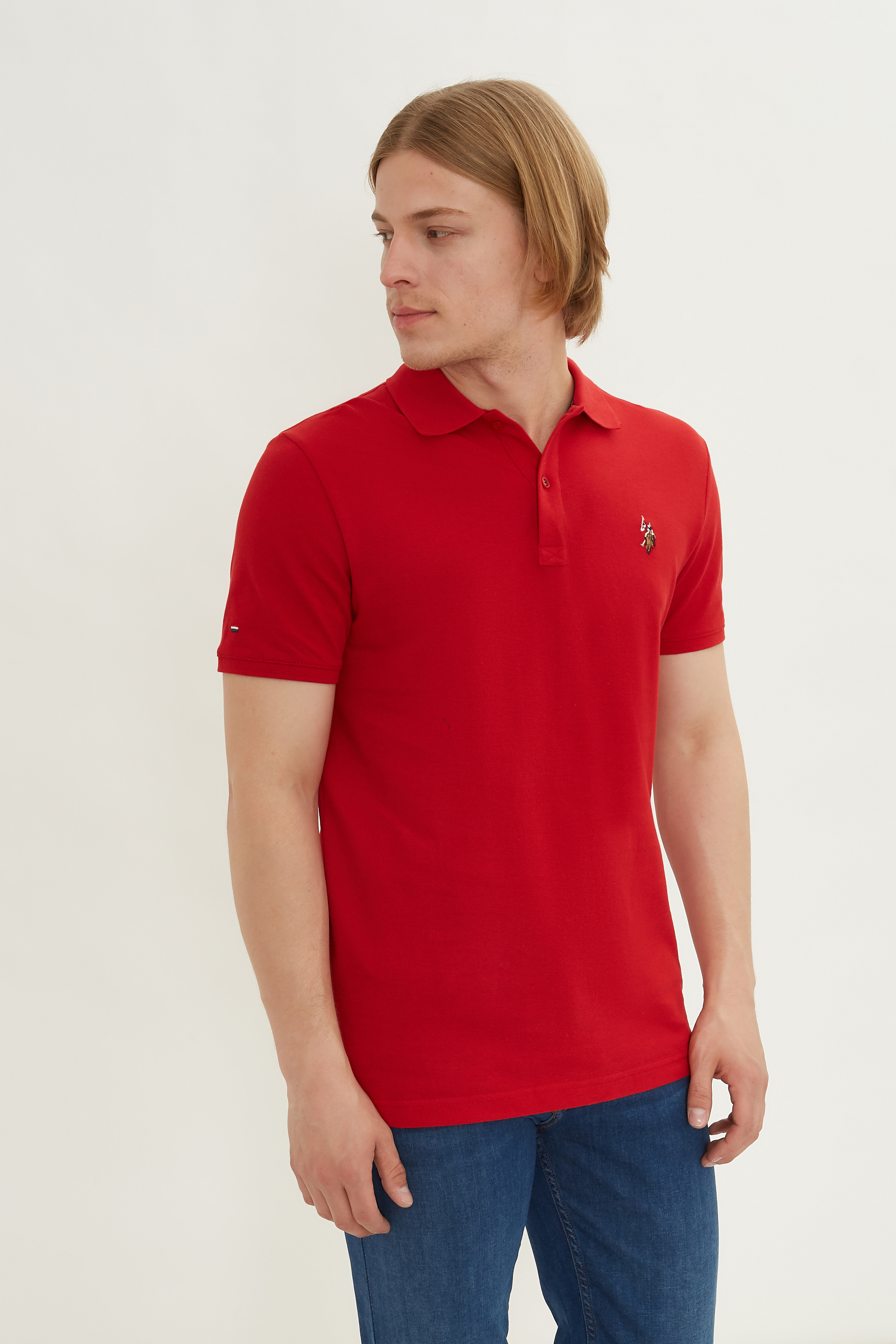 фото Футболка мужская u.s. polo assn. g081sz0110tp10iy021 красная 2xl