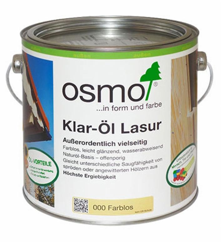 Osmo Прозрачная лазурь Klar-Ol Lasur (0,125 л 000 Прозрачная шелковисто-матовая )