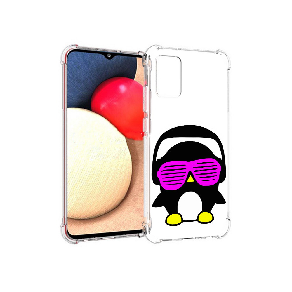 

Чехол MyPads Tocco для Samsung Galaxy A02s пингвин (PT156738.479.541), Прозрачный, Tocco