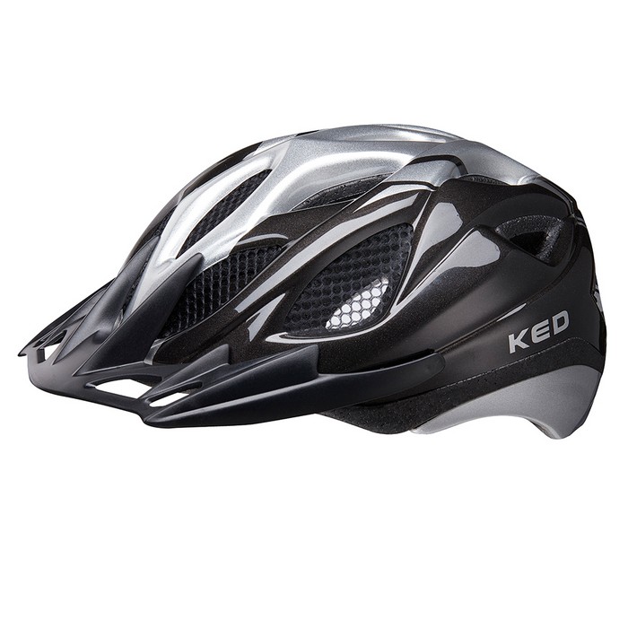 

Велошлем Ked Tronus L black silver 57-63