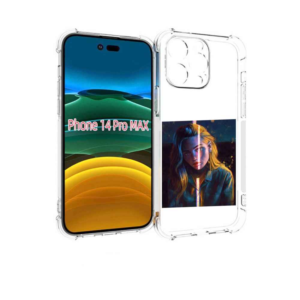 

Чехол MyPads девушка-в-тени для iPhone 14 Pro Max, Прозрачный, Tocco