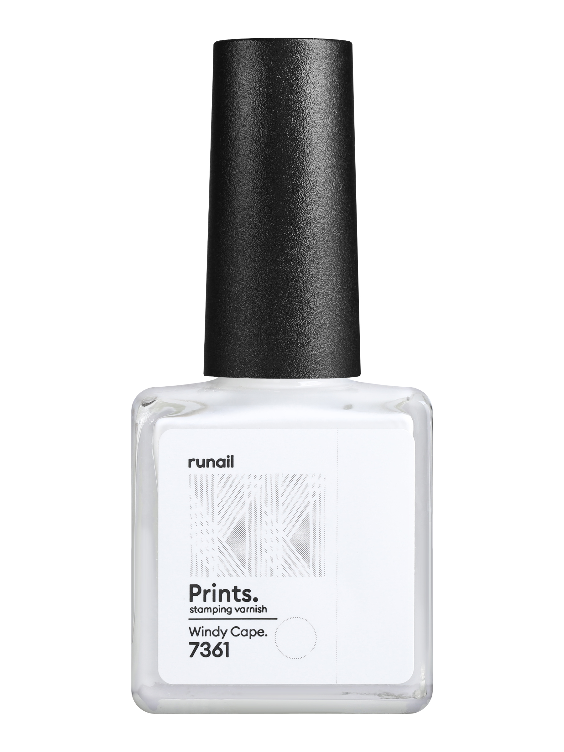 

Лак для стемпинга ruNail №7361 Cockatoo, Белый
