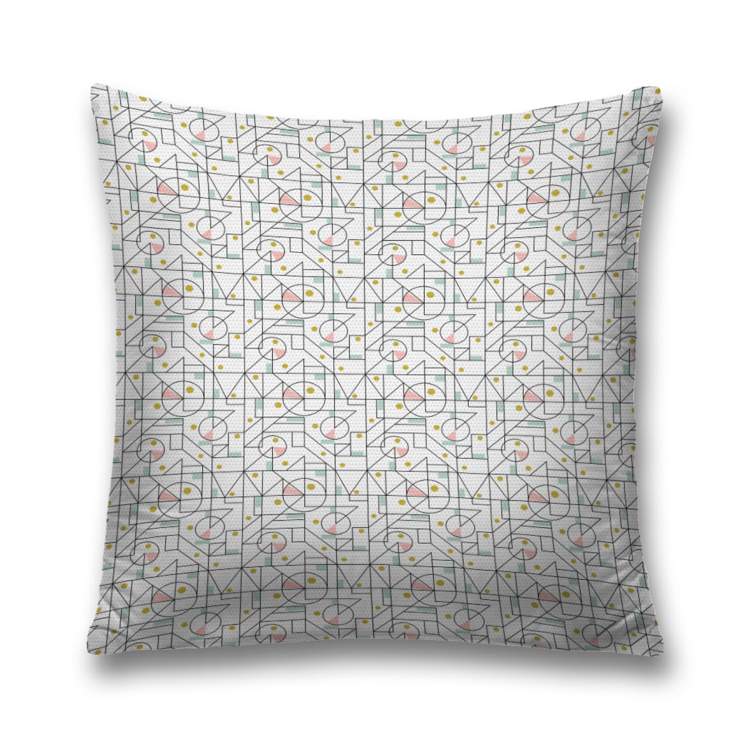 

Наволочка декоративная JoyArty "Геометрический лабиринт" на молнии, 45x45 см, Геометрический лабиринт