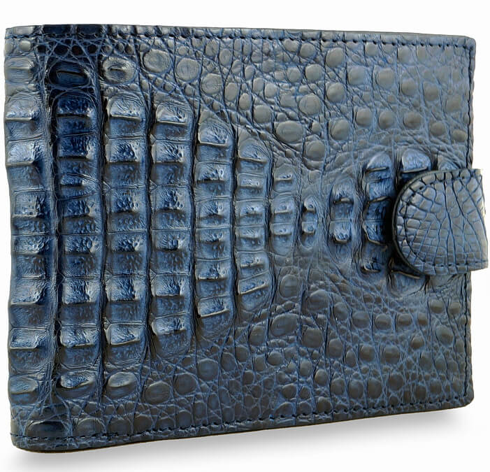 Портмоне мужское Exotic Leather kk-184a синее Таиланд синий