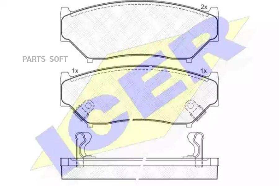 

Колодки Передние Suzuki Grand Vitara Icer 141096 Icer арт. 141096