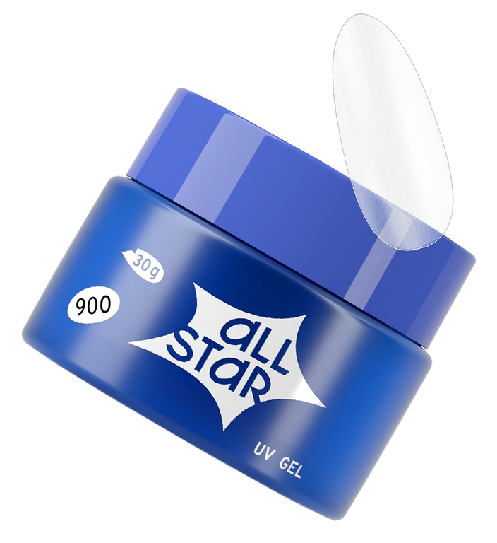 

Гель для моделирования ногтей ALL STAR Clear Прозрачный 30 г, 900