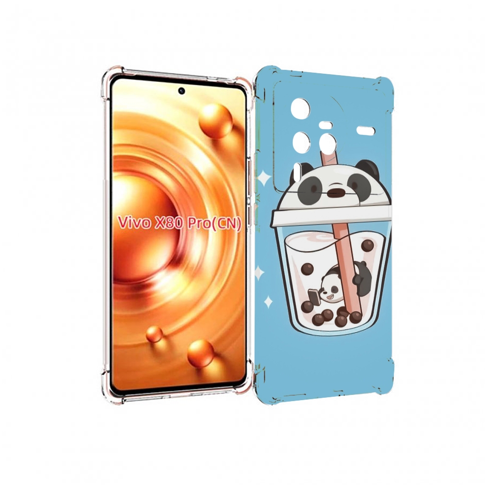 

Чехол MyPads Bubble tea для Vivo X80 Pro, Прозрачный, Tocco