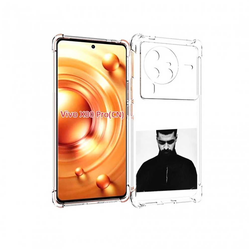 

Чехол MyPads Buster Keaton Miyagi мужской для Vivo X80 PRO, Прозрачный, Tocco