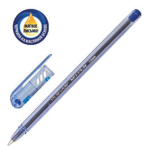 

Ручка шариковая PENSAN "My-Pen", синяя, 0,5мм, арт. 140657 - (25 шт.)
