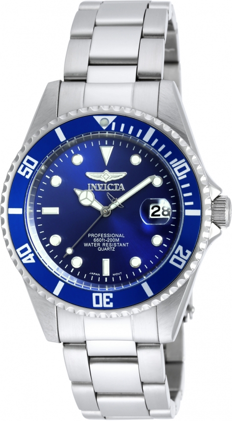 фото Наручные часы мужские invicta 9204 серебристые