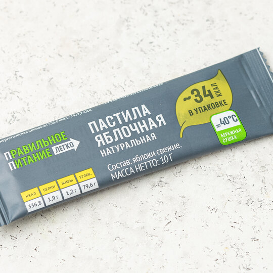 

Пастила ВкусВилл яблочная натуральная