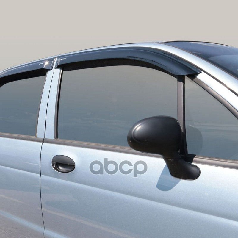 фото Комплект дефлекторов серия samurai daewoo matiz 2005-2010 /накладные/ скотч /к-т 4 шт./ vo voron glass