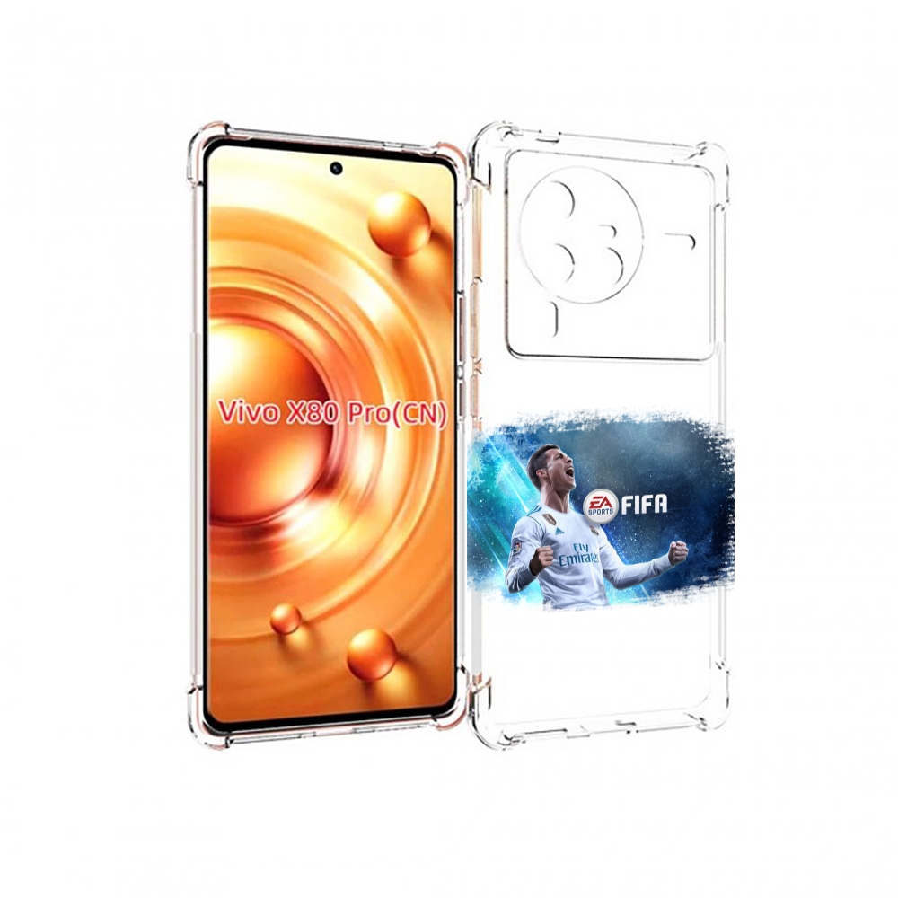

Чехол MyPads FiFA логотип для Vivo X80 Pro, Прозрачный, Tocco